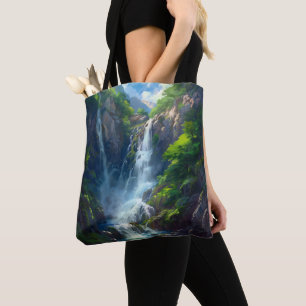 Fantasy World Waterfall Tygkasse