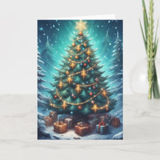 Fantasy Xmas Tree Kort