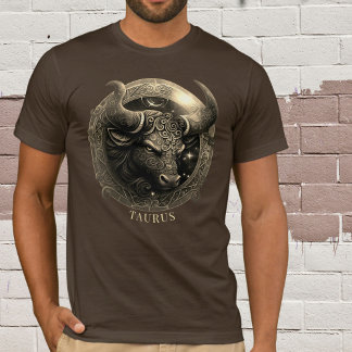 Fantasy Zodiac Bull Symbol Celestial Taurus Manar T Shirt