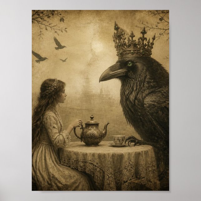 Fantasybarn och en kunglig korptepartaj  poster (Framsidan)