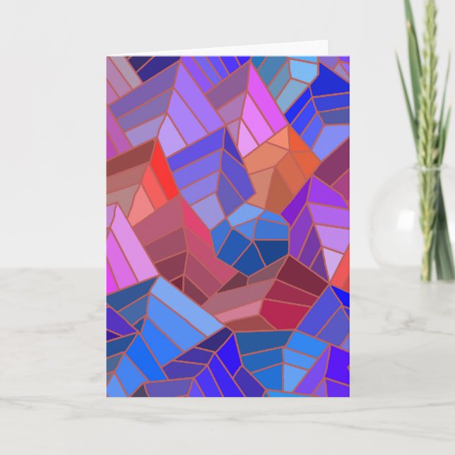 Fantasyberg Utsikt från himlen Kort (Framsida)