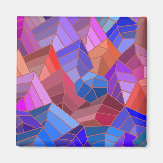 Fantasyberg Utsikt från himlen Magnet (Framsidan)