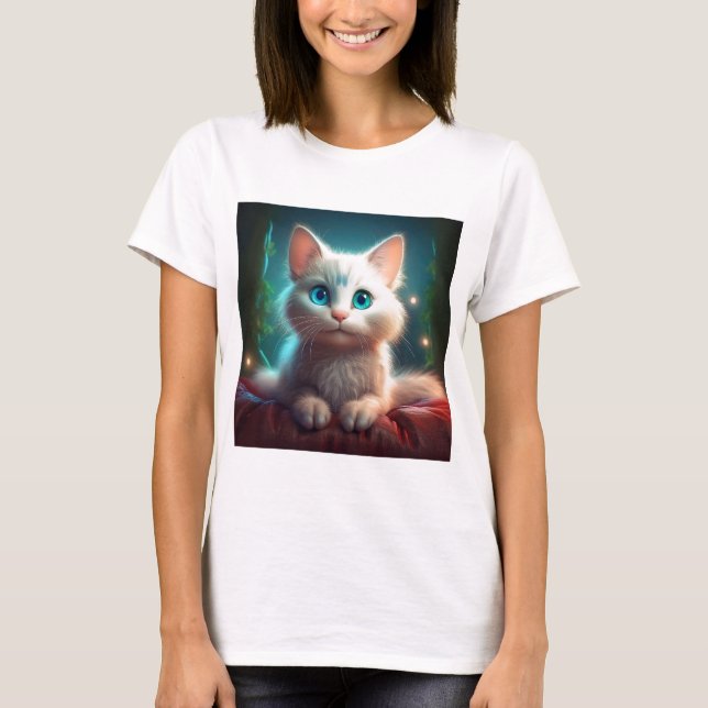 Fantasybild av en ung Albino-katalog T Shirt (Framsida)