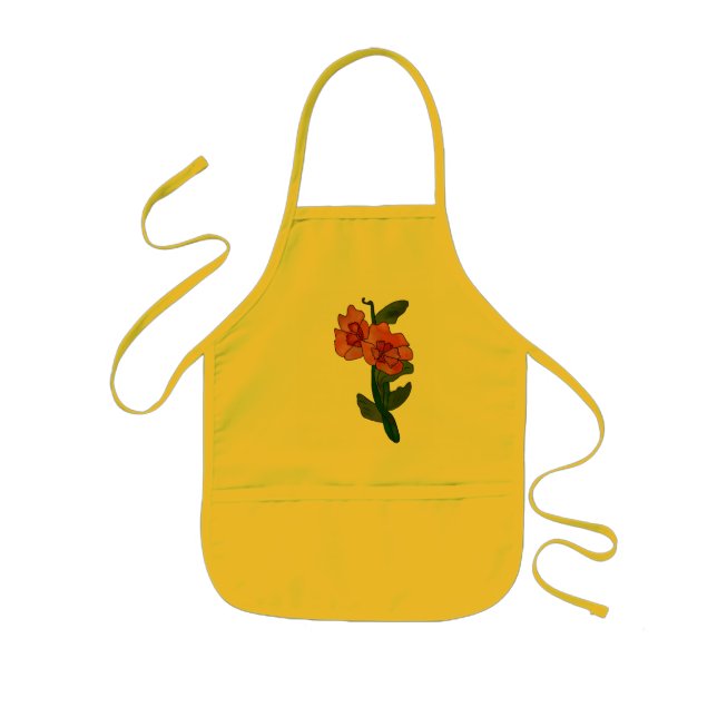 Fantasyblume Barnförkläde (Framsidan)