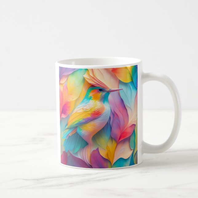 Fantasyfåglar Silkesfågel Kaffemugg (Höger)