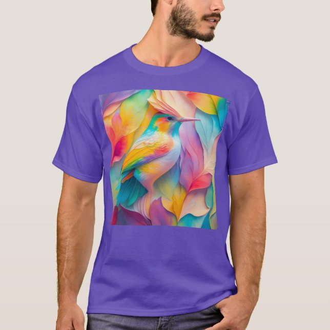 Fantasyfåglar Silkesfågel T Shirt (Framsida)