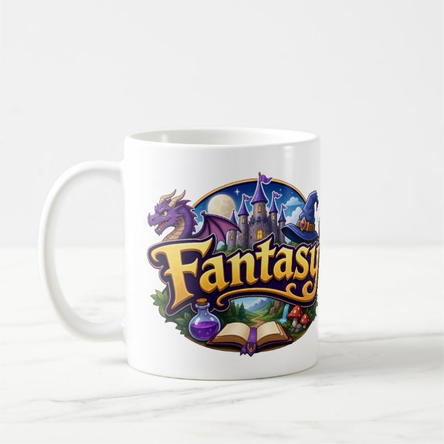 Fantasyfiktionsälskare Kaffemugg (Vänster)