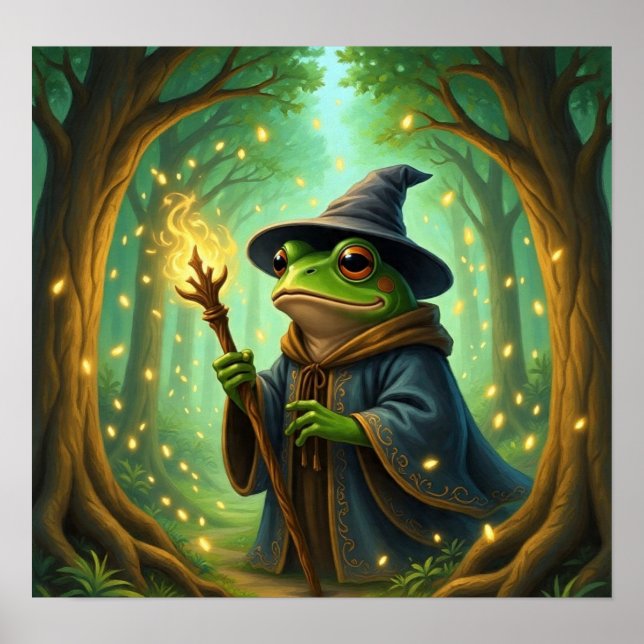 FantasyFrogWizard Poster (Framsidan)