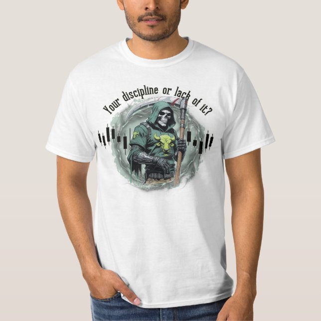 Fantasyhandelsdesign | Grim Reaper |  motivation T Shirt (Framsida)