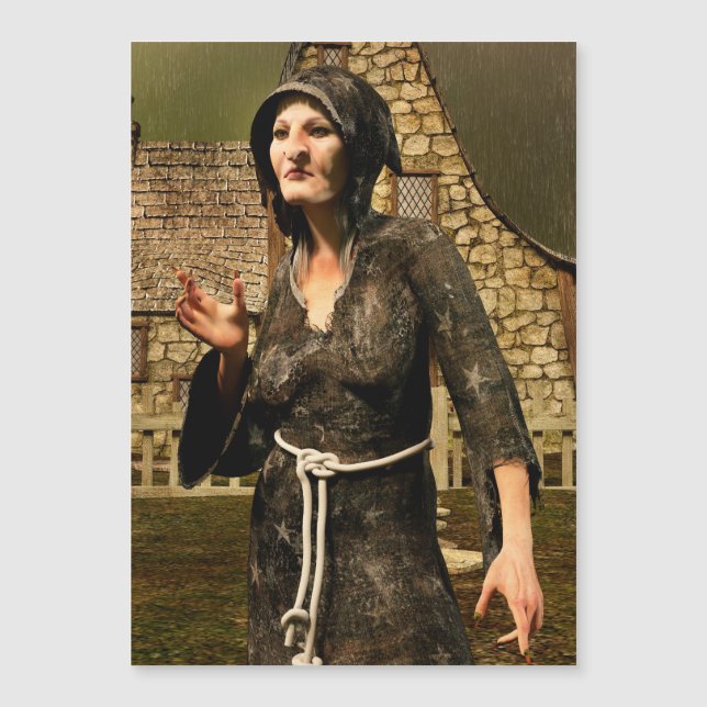 Fantasyhäxa medeltida by Halloween (Framsida)