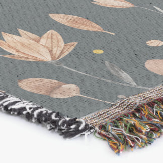 Fantasyinspirerat botaniskt inslag filt