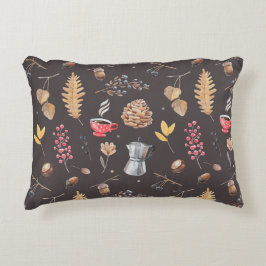 Fantasyinspirerat botaniskt inslag prydnadskudde