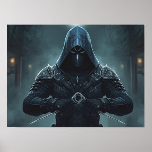 Fantasykonst: ”Viskaren av Ockulta Skuggor” Poster