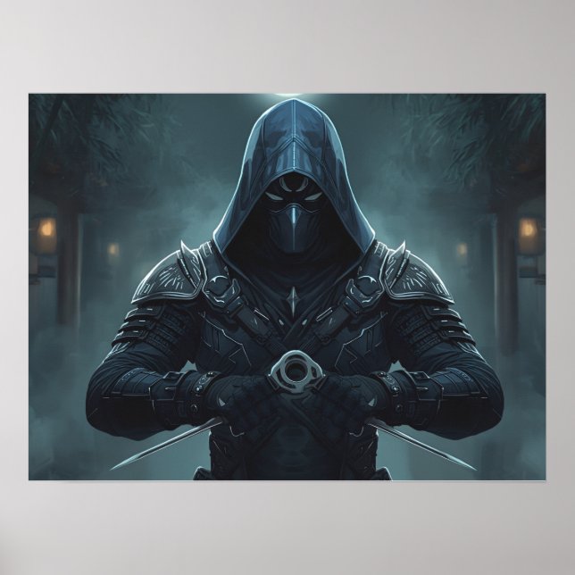 Fantasykonst: ”Viskaren av Ockulta Skuggor” Poster (Framsidan)