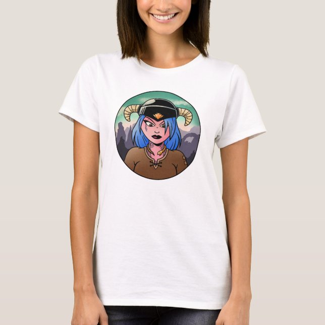 Fantasykrigare  t shirt (Framsida)