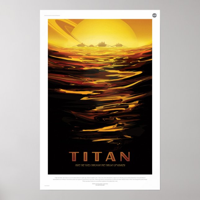 Fantasyresa på Titan Poster (Framsidan)