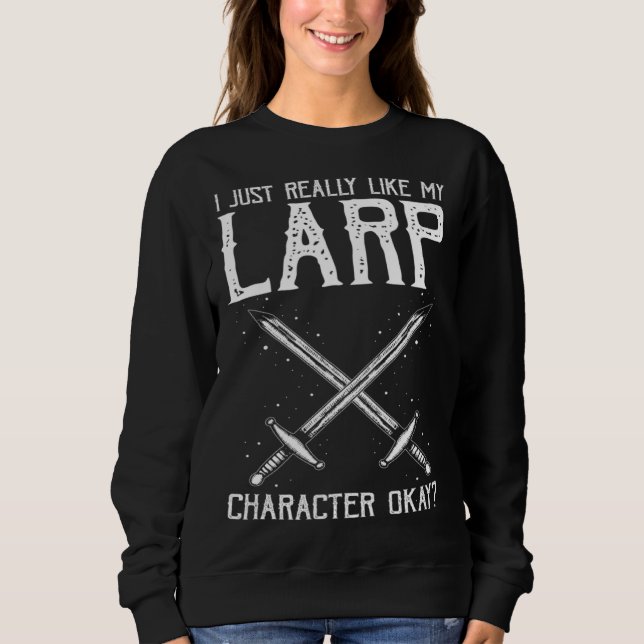 Fantasyrollspelscitat för svärdsslagsmål t shirt (Framsida)