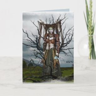 fantasysaxhälsningskort kort