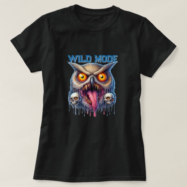 Fantasyuggla i vildläge t shirt (Design framsida)