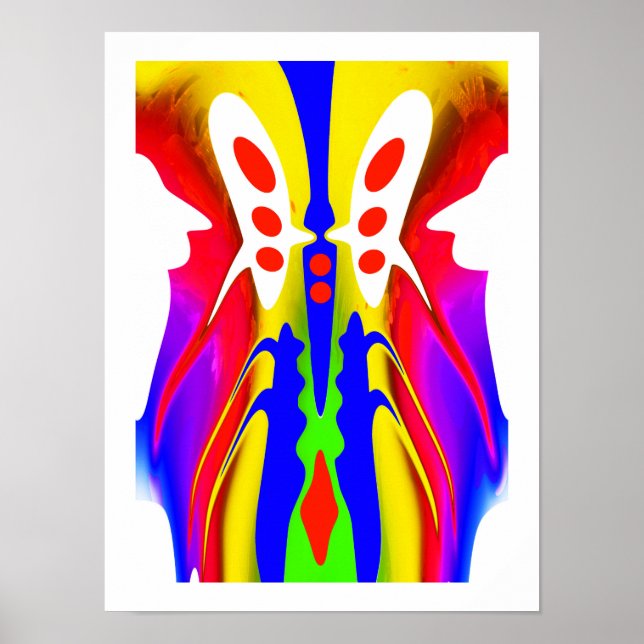 Fantasyutländsk maskin konst poster (Framsidan)