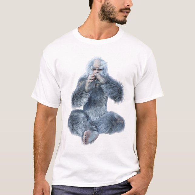 Fantasyvarelse Yeti T Shirt (Framsida)