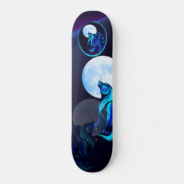 Fantasyvarg Skateboard (Framsida)