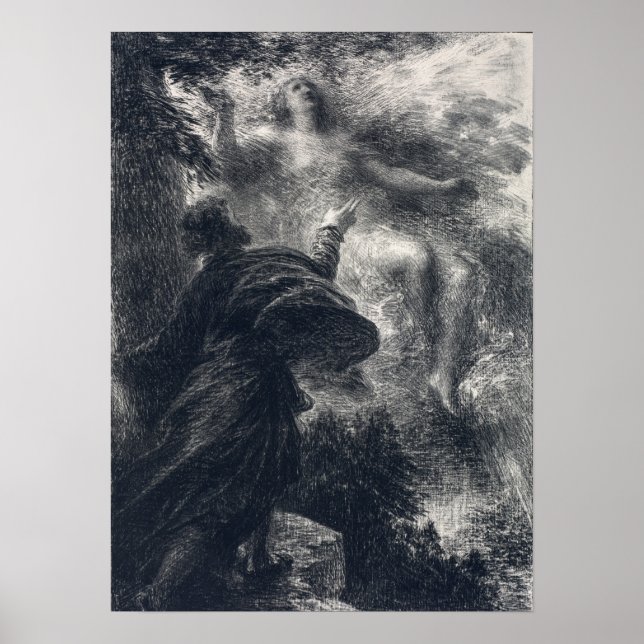 Fantin-Latour - Alpernornas mejerier Poster (Framsidan)