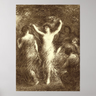 Fantin-Latour - Danser Poster