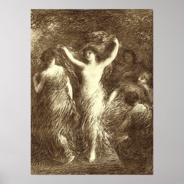 Fantin-Latour - Danser Poster (Framsidan)
