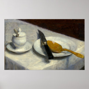 Fantin-Latour - fortfarande livstid med Mustard Po Poster