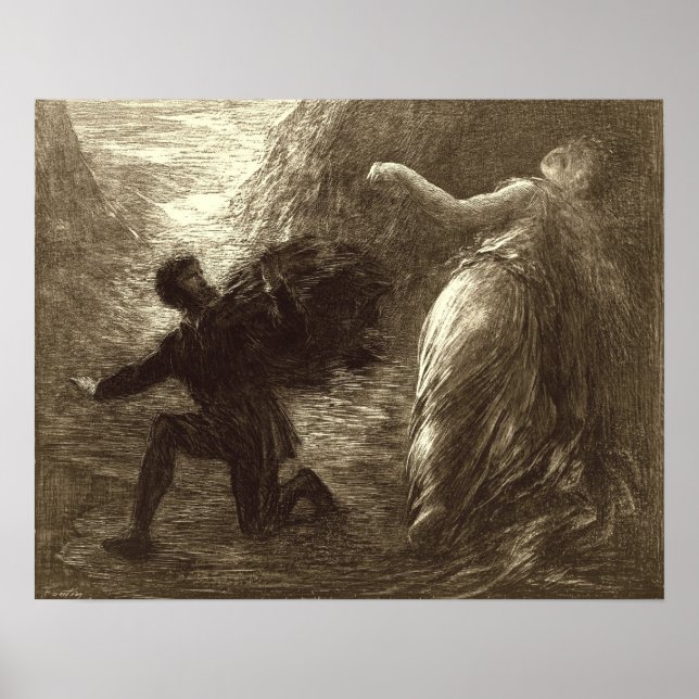 Fantin-Latour - Manfred och Astarte Poster (Framsidan)