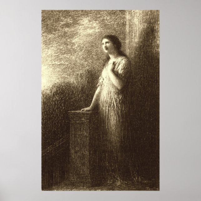 Fantin-Latour - Nattens förtröstan Poster (Framsidan)