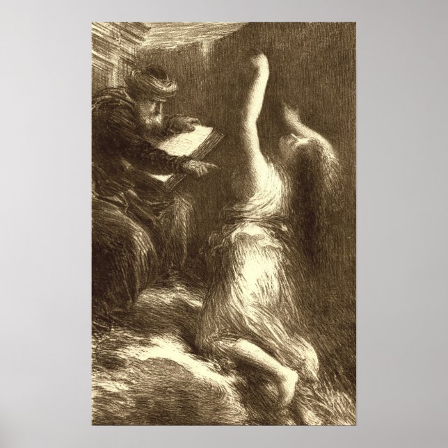 Fantin-Latour - Parsifal Akt II Evocation Kundry Poster (Framsidan)