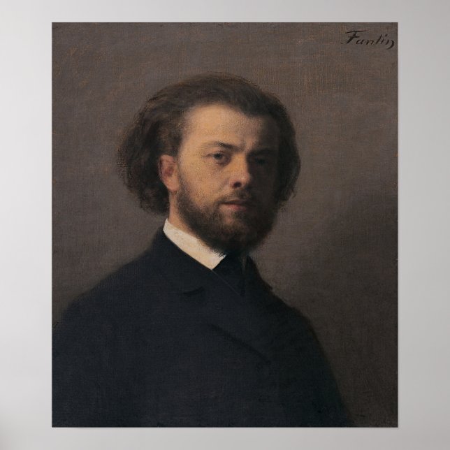Fantin-Latour - Porträtt 1867 Poster (Framsidan)