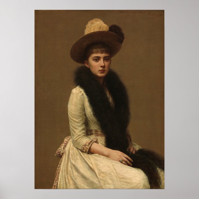 Fantin-Latour - Porträtt i Sonia Poster (Framsidan)