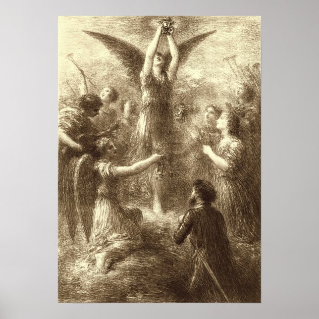 Fantin-Latour - relud till Lohengrin Poster (Framsidan)