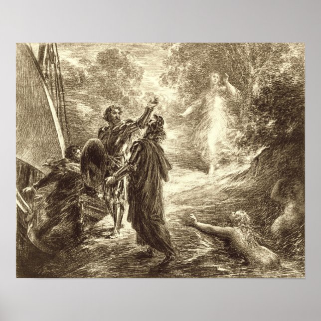 Fantin-Latour - Rinaldo Poster (Framsidan)