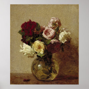 Fantin-Latour - Rosor Poster