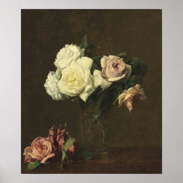 Fantin-Latour - Rosor Poster (Framsidan)