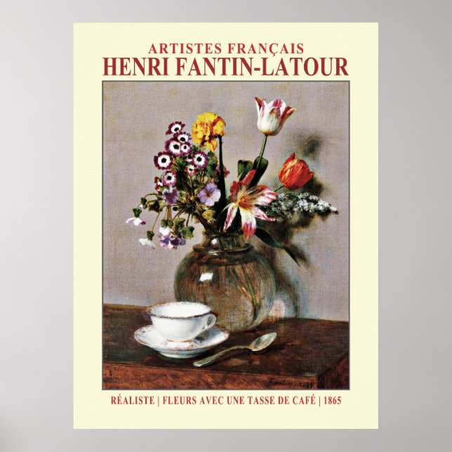 Fantin-Latour Stilleben EP Affisch (Framsidan)