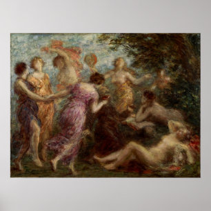 Fantin-Latour - Temptation of St. Anthony Poster