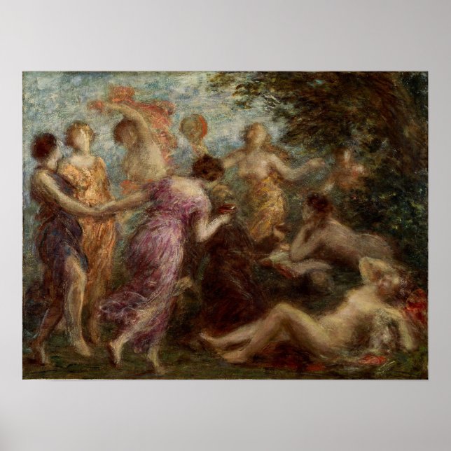 Fantin-Latour - Temptation of St. Anthony Poster (Framsidan)