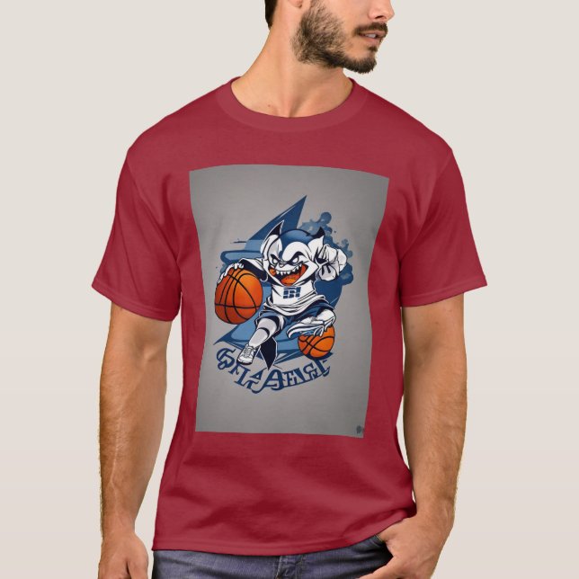 Fantom Dunk: Ultimate Basketball Specter T Shirt (Framsida)