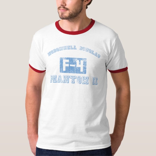 Fantom II för MD F-4 - BLÅTT T-shirt (Framsida)