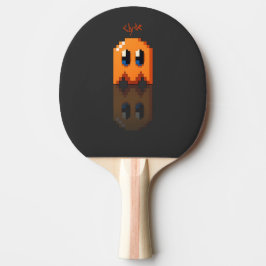 fantôme orange nom perso fanart PacMan noir Pingisracket