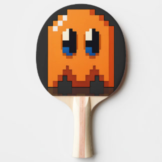 fantôme orange pixel art fanart PacMan  Pingisracket