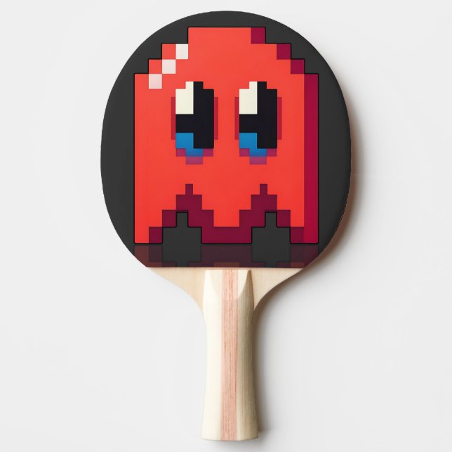 fantôme red pixel art fanart PacMan  Pingisracket (Framsidan)