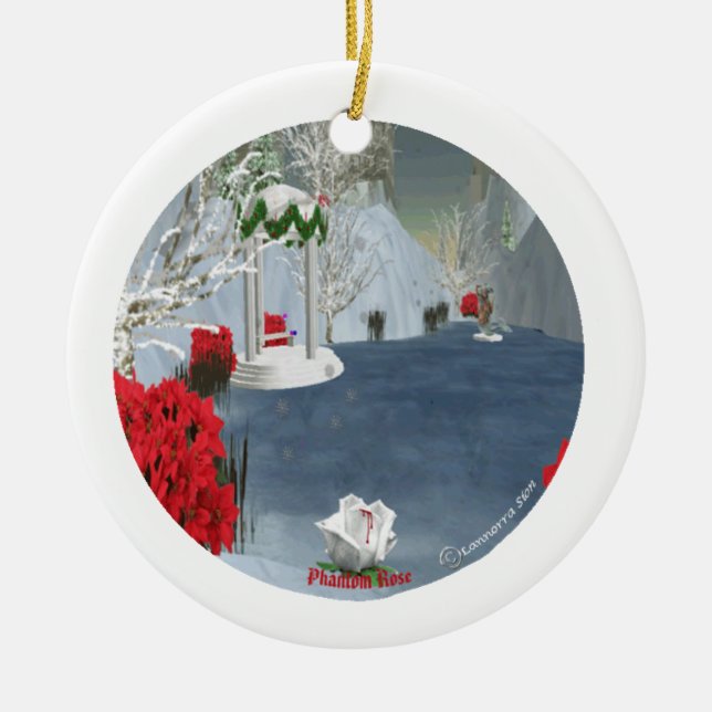 Fantomroprydnad Julgransprydnad Keramik (Framsidan)