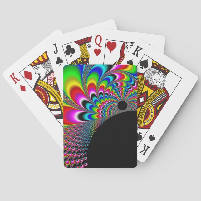 Fanyc - Mandelbrot Fractal Art Casinokort (Baksidan)