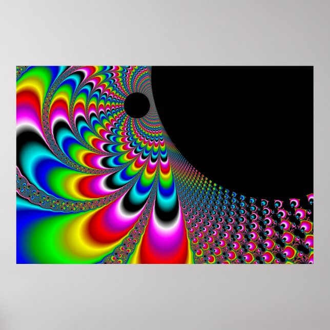Fanyc - Mandelbrot Fractal Art Poster (Framsidan)